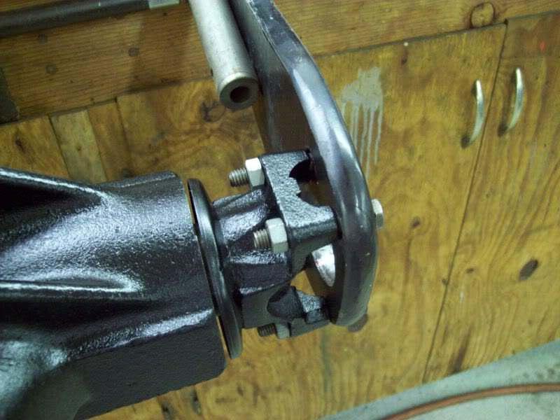 Years ago, I made my own pinion yoke holding tool from a piece of 1/2in steel plate.