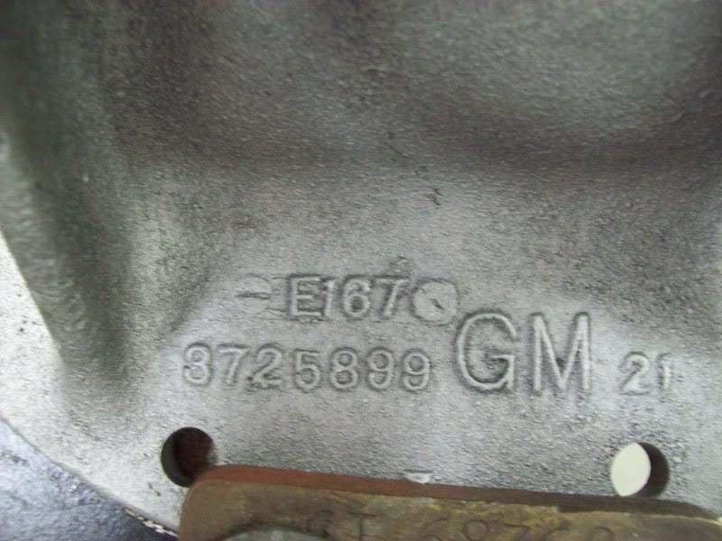 Once the case is cleaned and blasted, it is much easier to read the casting numbers and casting date on
