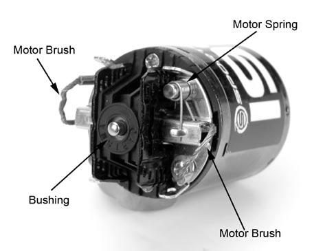 Motor Maintenance: After about 10 runs, the motor should be cleaned and the brushes inspected for wear. Proper maintenance will not only increase motor life, it will improve performance.