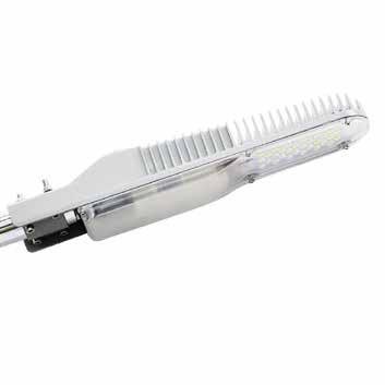 Street Light For Asia-Pacific Markets Die-cast aluminum housing with powder sprayed finish for great durability and corrosion resistance Up to 110 LPW IP65 Lanes, roadways, sidewalks, and parking