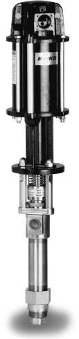 Infinity 23:1 Two-Ball Pump Pump #812335 Ratio 23:1 2300 PSI Performance 2300 PSI Part Numbers 1/2" NPT (F) Air Inlet 39-3/4" (1009 mm) 1-1/4" NPT (F) Muffler Exhaust 6" Motor 6" Stroke Air Inlet