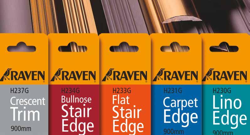 DIY Floor Edging & Stair Treads DIY FLOOR EDGING & STAIR TREADS Made from high quality anodised aluminium, Raven s range of floor edging, stair treads and trim are the ideal DIY solution available in