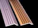 Floor Edging H230 LINO EDGING Premium quality aluminium Available clear & gold anodised Available 900mm & 1800mm lengths Nails supplied (suitable for
