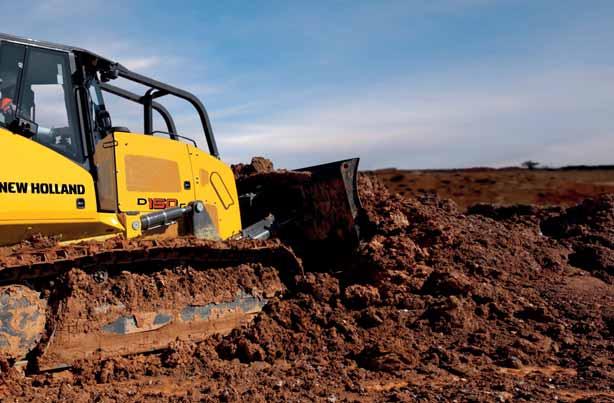 +19% EFFICIENCY ADVANCED LIFE TRACKS For toughest conditions New Holland can offer ALT tracks.