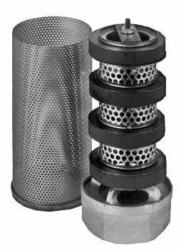 SUCTION STRAINERS MSS Series Magnetic Suction Separators Series Standard Outer Screen SS20 Mesh Screen MSS - 1-1/2.