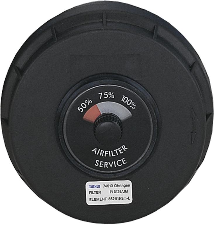 6 Maintenance indicator 7 Filling adapter Retrofit cover with integrated service indicator 7858956 Filling adapter 7940 Retrofit cover with integrated service indicator for Pi 00049/UM 7859 Filling