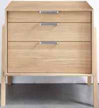 3 sizes choice of 8 oiled finishes OAK 3 DRAWER BASIN UNIT (INTEGRATED OAK COUNTERTOP) W 31 ½ x D 21 5/8 x H 31 ½ (basin unit only L 73) Ref 58200 W 39 3/8 x D 21 5/8 x H 31 ½ (basin unit only L 93)