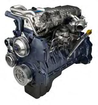 3 HP Range: 300-350 Torque Range (ft*lb): 860-1,150 Increased displacement offers heavy duty engine performance.