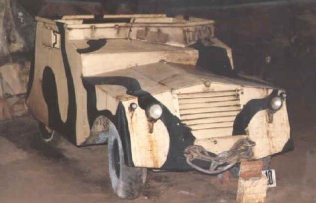 htm Beaverette Armoured Car Mk IV Grange Cavern Museum, North Wales (UK) This Mk IV has been cut down for