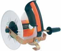 Shatter proof reel lock Medium Reel G61100 Impact resistant reel guide for tangle free operation Approx. capacity:.31 mile Poly Wire.25 mile Turbo Wire or.