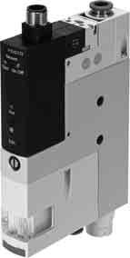 Key features At a glance Rapid purging of vacuum for safe placement of the workpiece by means of an integrated solenoid valve for controlling the ejector pulse Central electrical connection via an