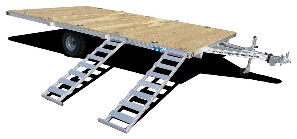 Tongue w/ Straight Coupler 5/8" Pressure Treated Plywood Decking Removable Ramp/Side