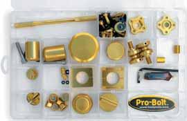 PRO-BOLT ACCESSORIES KITS PRO-BOLT FULL MONTY ACCESSORIES KITS Conveniently packaged in one workshop box Master Kit may include the following individual kits: - Oil Filler Cap - Sprocket Nuts - Dial