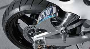 SPIN WURKZ SPIN WURKZ THE WURKZ TAG BRACKET Replaces stock fairing bolts 3 stages of polishing, 3 layers of