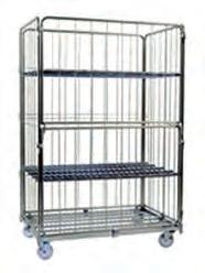 retention straps Optional removable shelf 4 Sided Bolt Rigid Cage 795mm(w) x 690mm(d) x 1675mm(h) 19mm tube diameter frame with rod infill Gate