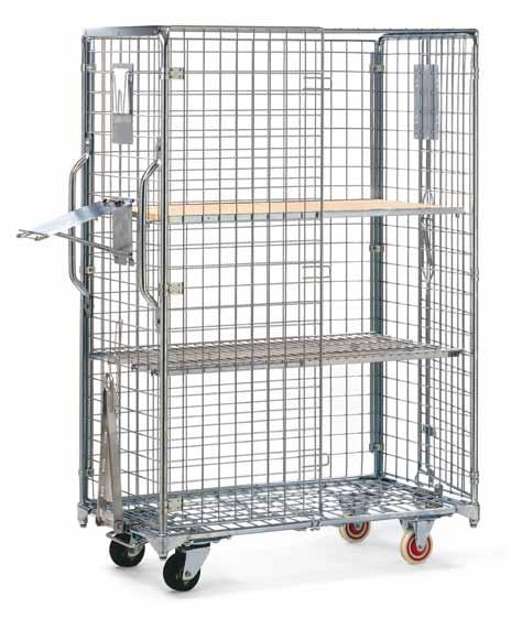 FOR SMOOTHER LOGISTICS SINGLE-UNIT DESIGN All CADDIE TRANSTOCK trolleys comprise 2