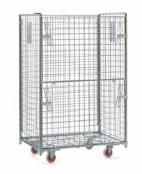 closing panels are mobile or can be fixed to the trolley thanks to a set of hinges