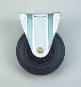 A RANGE OF CASTERS TO MATCH ANY FLOORING Fixed or swivel, with a diameter of 160 mm, These casters can be fitted on all Roulstar products.