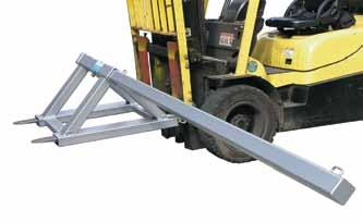 Type TS Tarp Spreader The TS Tarp Spreader is used to safely cover high truck loads with a tarpaulin by forklift.