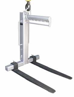 Crane & Overhead Lifting Pallet Hooks Type PHD 2200 Pallet Hook The PHD 2200 pallet hook is a versatile unit which features adjustable body height and fork tine width positioning, which