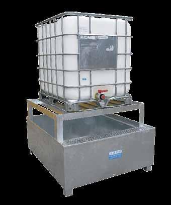 SL-IBC 1250 Type Width Depth Height Spill Capacity (litres) Unit Weight (kg) SL-IBC 1250 1456 1456 831 1250 195
