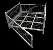 Optional galvanised sheet metal flooring which fits over the existing mesh base