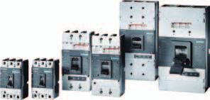 General data Rated current range from 30 A to 00 A Different switching capacity for each frame size N H L Standard (35 ka) High (65 ka) Very high (100 ka) No derating or loss of performance up to 40