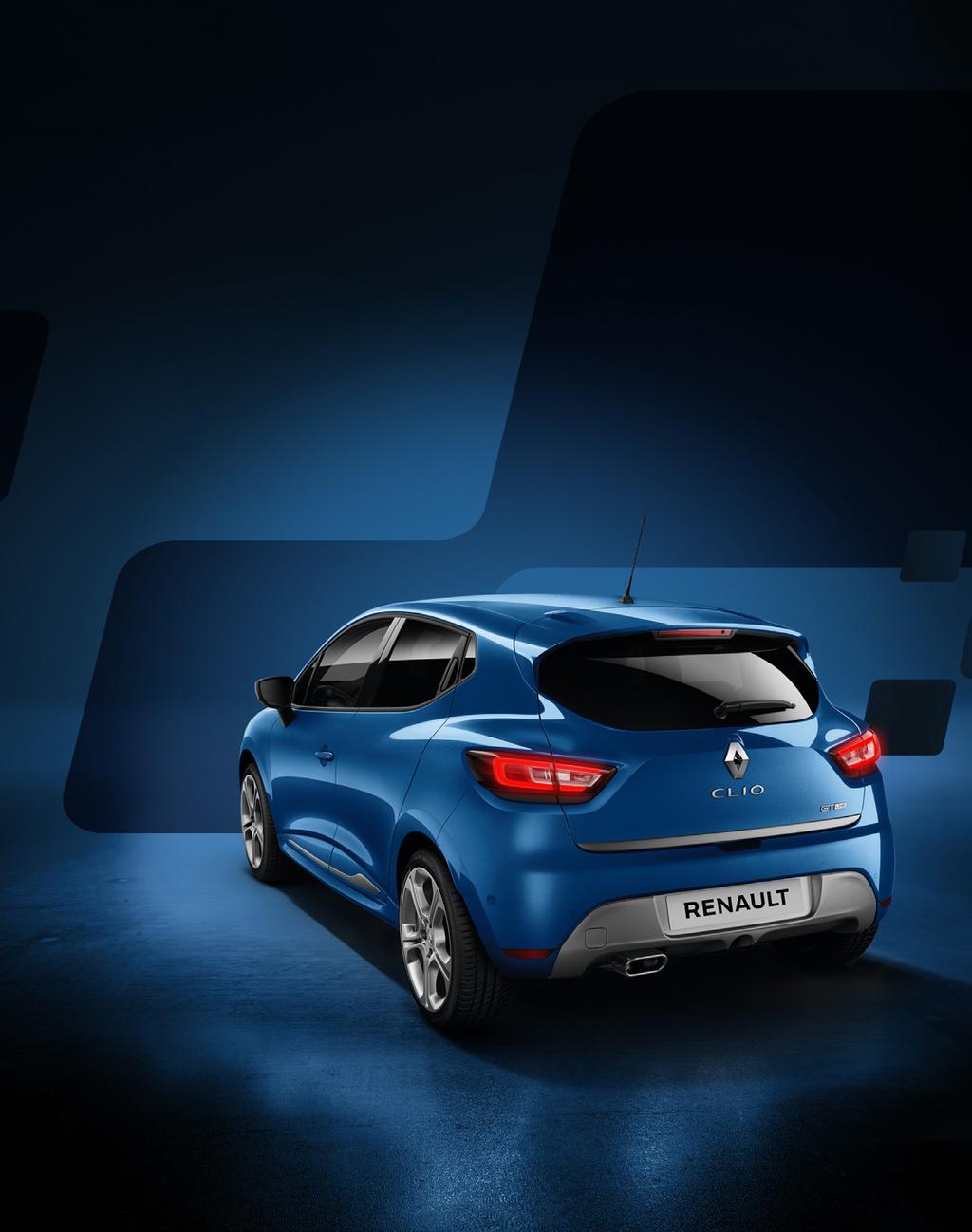 Pleasure without limits The Renault Clio GT-LINE is available with the new 1.2L, four-cylinder 88kW Turbo engine.