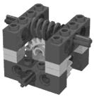 Playing with Gears Chapter 2 23 Worming Your Way: The Worm Gear In your MINDSTORMS box you ve probably found another strange gear, a black one that resembles a sort of cylinder with a spiral wound