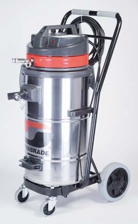 Features Dynabrade s Composite-Style Couplers and Vacuum Hose Swivel Adapter. 61300 9.9 gallon (36 liters) 61300 9.