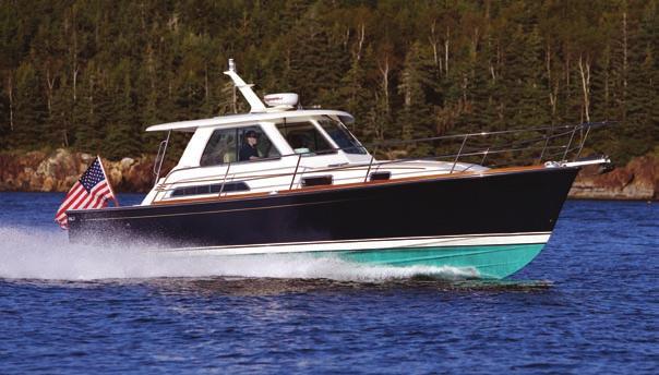 34 Hard Top Express B uilt in Maine, home to America s finest yacht builders, the Sabre 34 Hard Top Express offers the classic look and performance for which Sabre Yachts is so
