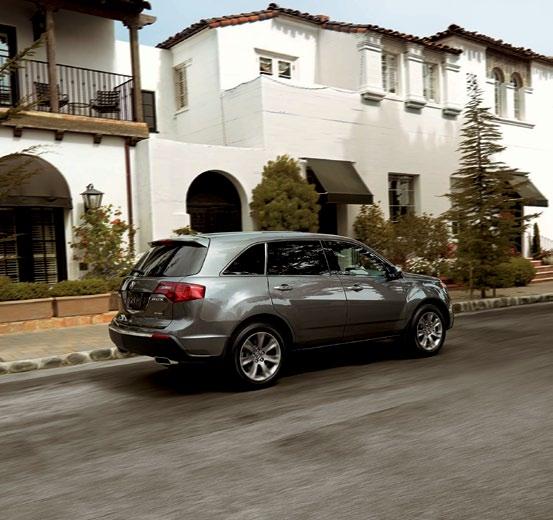 As much as the MDX treats you like you re the only one on the road, it never assumes that you are. This is made especially evident by features of the available Advance Package.