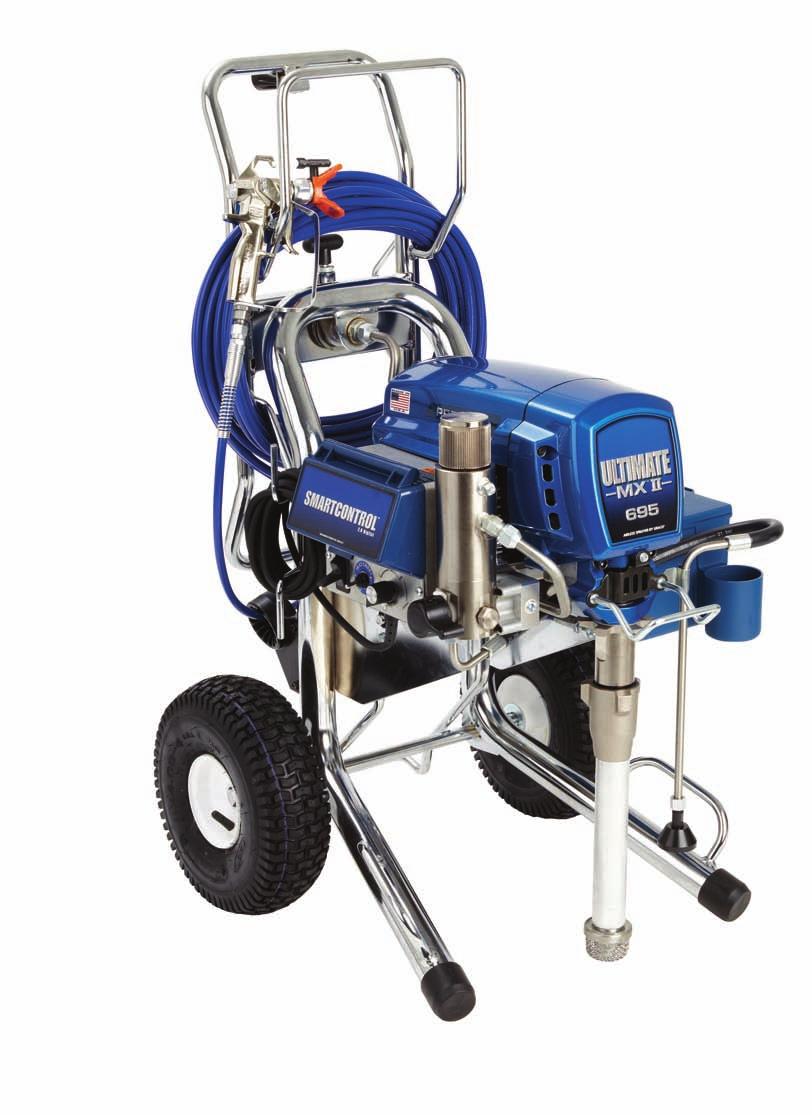 031 1 Gun 0.023 2 Guns Graco took the most demanded, highest quality sprayers and added user convenience features.