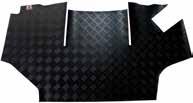 For the most common cab types we offer floor mats in both velour and rubber, and all