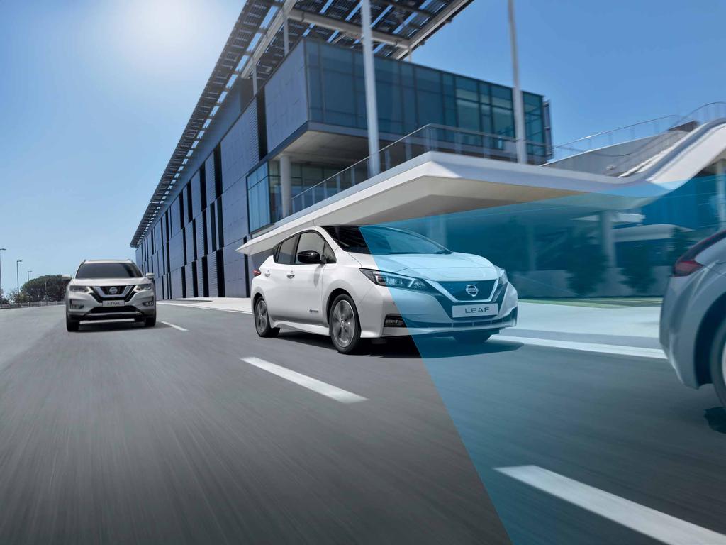 Imagine driving with a suite of Nissan Intelligent Mobility features backing you up that includes: ProPILOT: set your speed & keep LEAF centered in the lane, maintains your preset speed and distance,