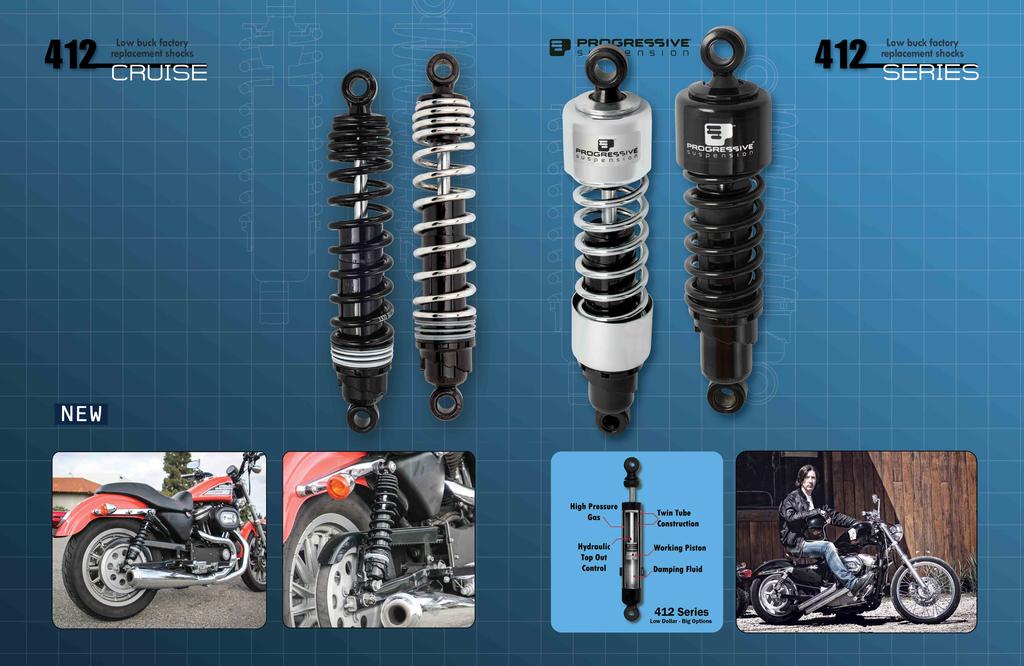SPORTSTER SUSPENSION *1988-current Sportster apps *Sits like an 11.
