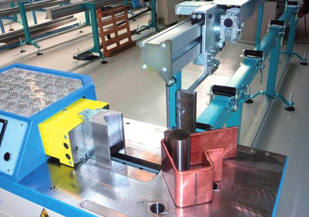 CNC working unit for copper
