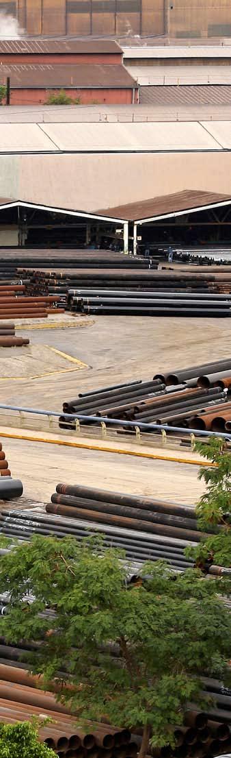 Tubacero Highlights Installed rated capacity: 350,000 metric tons per year throughout 5 plants covering 4.7 million sq. ft. Products: Straight longitudinally welded carbon steel pipe, ranging from 6.