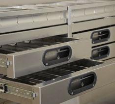 52 TOUGH Proline drawers are backed by a 10 year warranty. DRAWER CABINETS P.