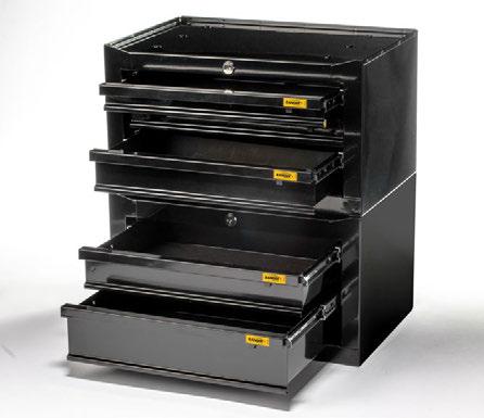 5021 Tool drawer 36" D x 14" W x 16" H 320 lbs 60 lbs 1 hr DRAWERS X50-B Compact