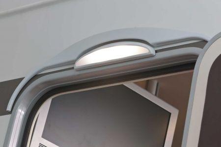 Exterior lighting Double floor Optimal leak-tightness The high-power LED awning light with rain deflector is