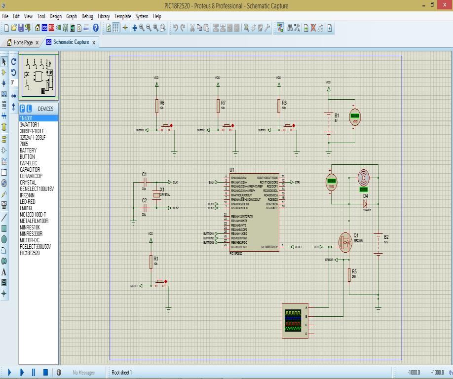 24 3.7 Proteus Circuit Simulation Software Circuit simulation was important to verify circuit functioning before developed the actual circuit.