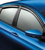 EXTERIOR CCESSORIES ir Deflectors - Side Window ir Deflector crylic tinted Side Window ir Deflectors follow the contours of the windows and allow them to be opened for venting, even during inclement