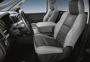 backs. Rear seats include leather inserts with matching vinyl on all remaining surfaces.
