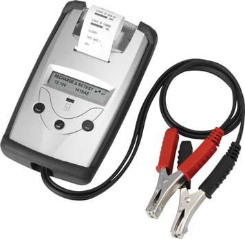 BT 301 BATTERY TESTER The BT 301 is a professional device with integrated printer for testing 6 and 12 V batteries.