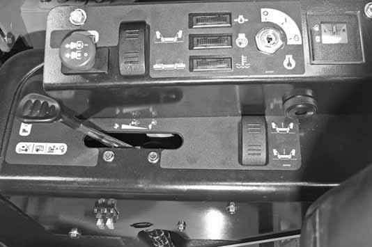 If light comes on during operation, shut engine off immediately, locate and correct the problem. D. Throttle control (Figure 3-1) a cable is linked to the engine throttle for controlling engine speed.