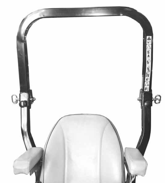 A ROPS, when used with seat belt, is effective in reducing injuries during unit overturn accidents.