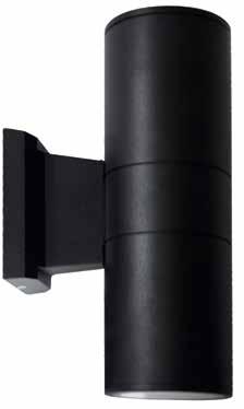 IP65 4 Wall Mount Cylinder Light CYLINDERS Up/Downlight Downlight WCYL4 DESCRIPTION 4 cylinder rated is for wet location (IP65) wall mounting with down light or up and down