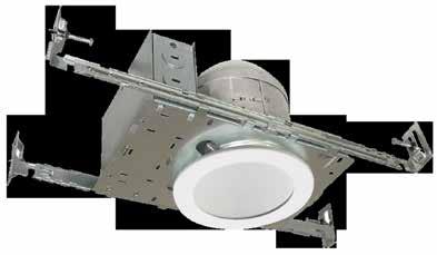 4 Residential New Construction Recessed ROUND Painted Reflector (RT4R-WH) Baffle (RT4B) Clear Reflector (RT4R-HZ) LRD4 DESCRIPTION NEW CONSTRUCTION Housing is designed for use with a separate engine