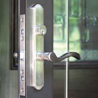 C All our storm doors are constructed with tempered safety glass.